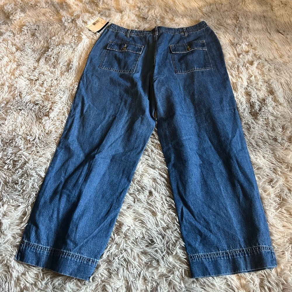 NWT Crazy Horse summer mosaic denim pants - Picture 4 of 4